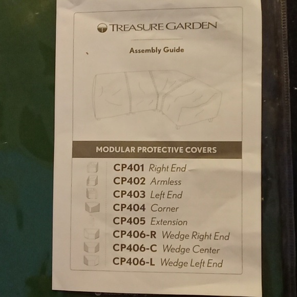 Treasure Garden Modular Outdoor Protective Zip Cover - Picture 2 of 4